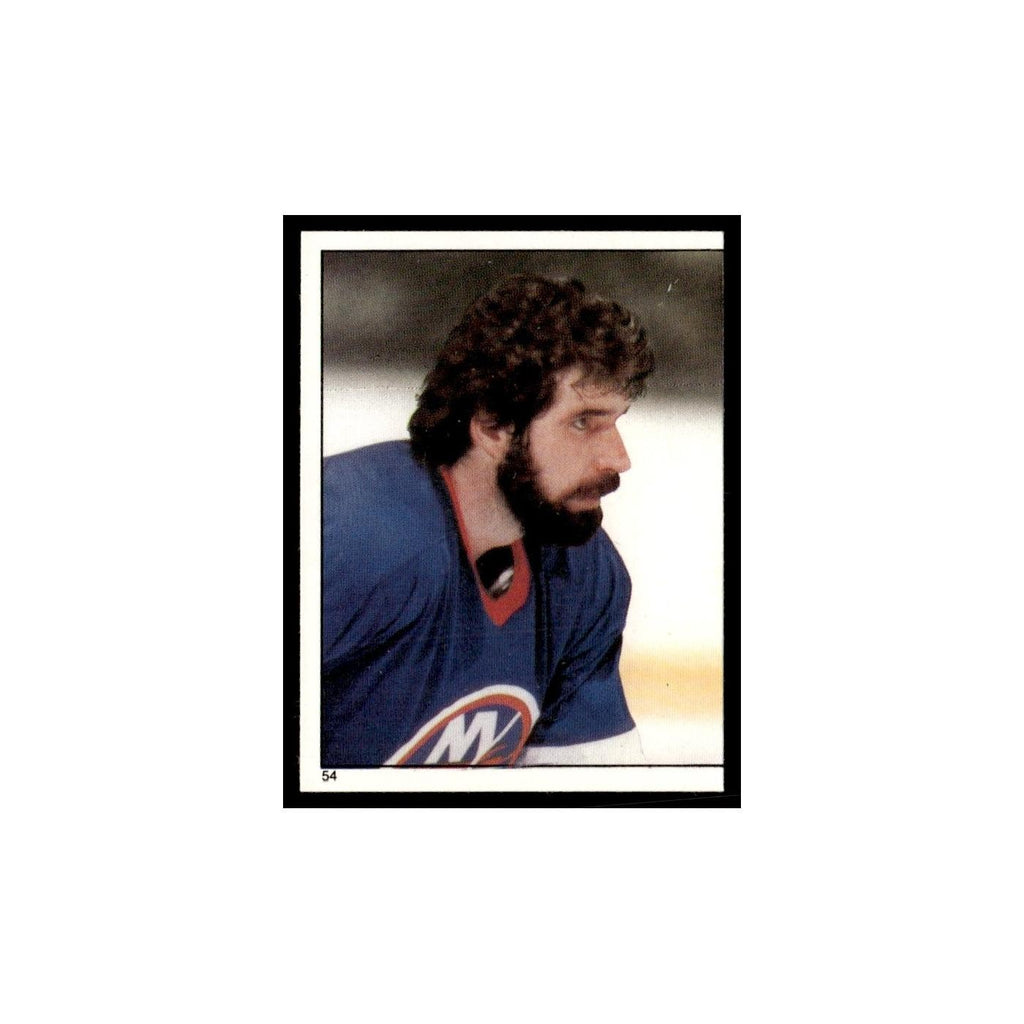 Clark Gillies 1982 Topps Stickers #54 New York Islanders Hockey Card EX