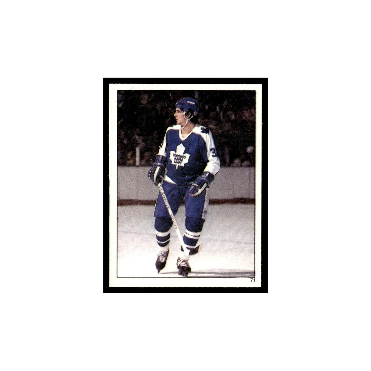 Bob Manno 1982 Topps Stickers #71 Toronto Maple Leafs Hockey Card EX