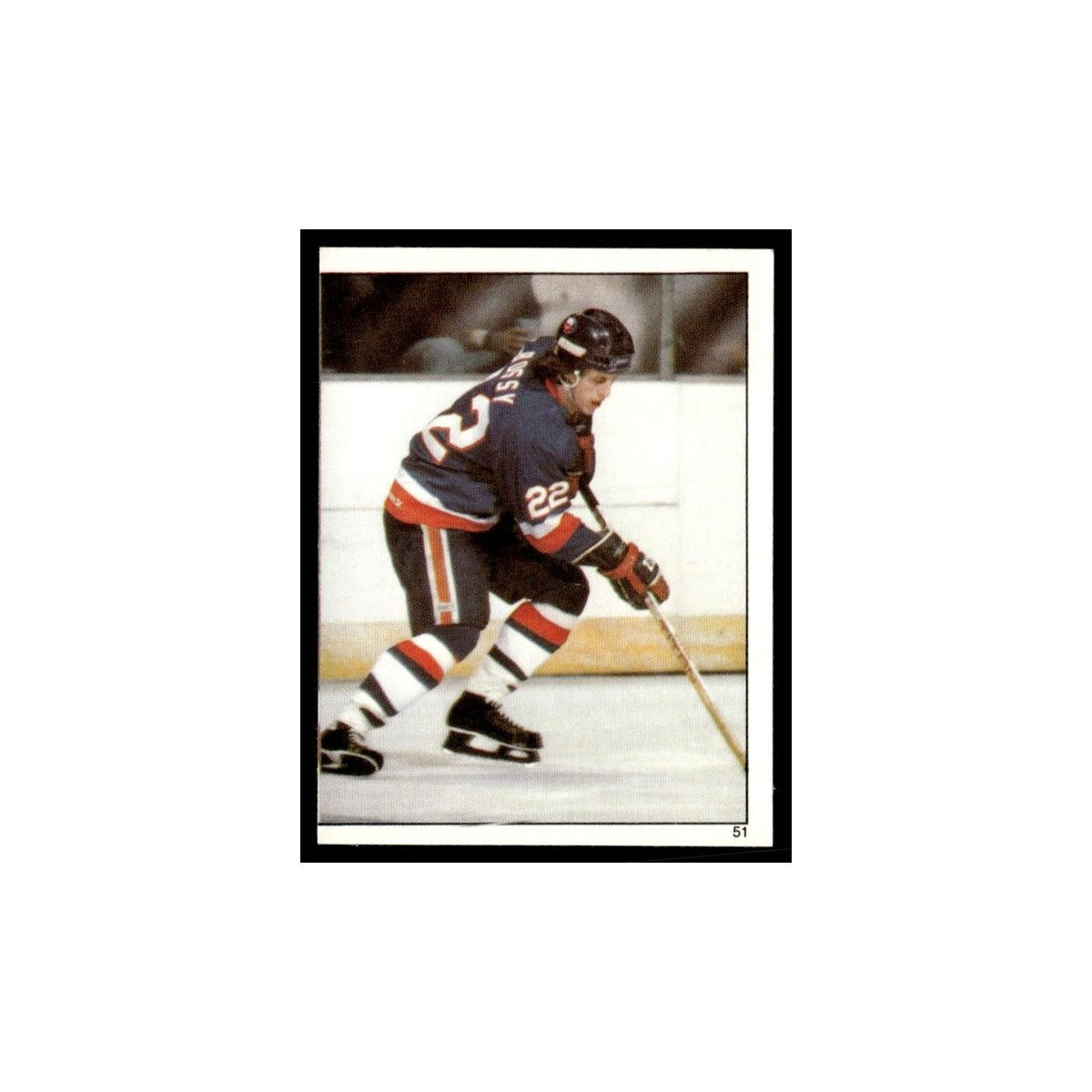 Mike Bossy 1982 Topps Stickers #51 New York Islanders Hockey Card EX