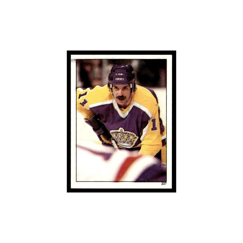 Charlie Simmer 1982 Topps Stickers #237 Los Angeles Kings Hockey Card EX