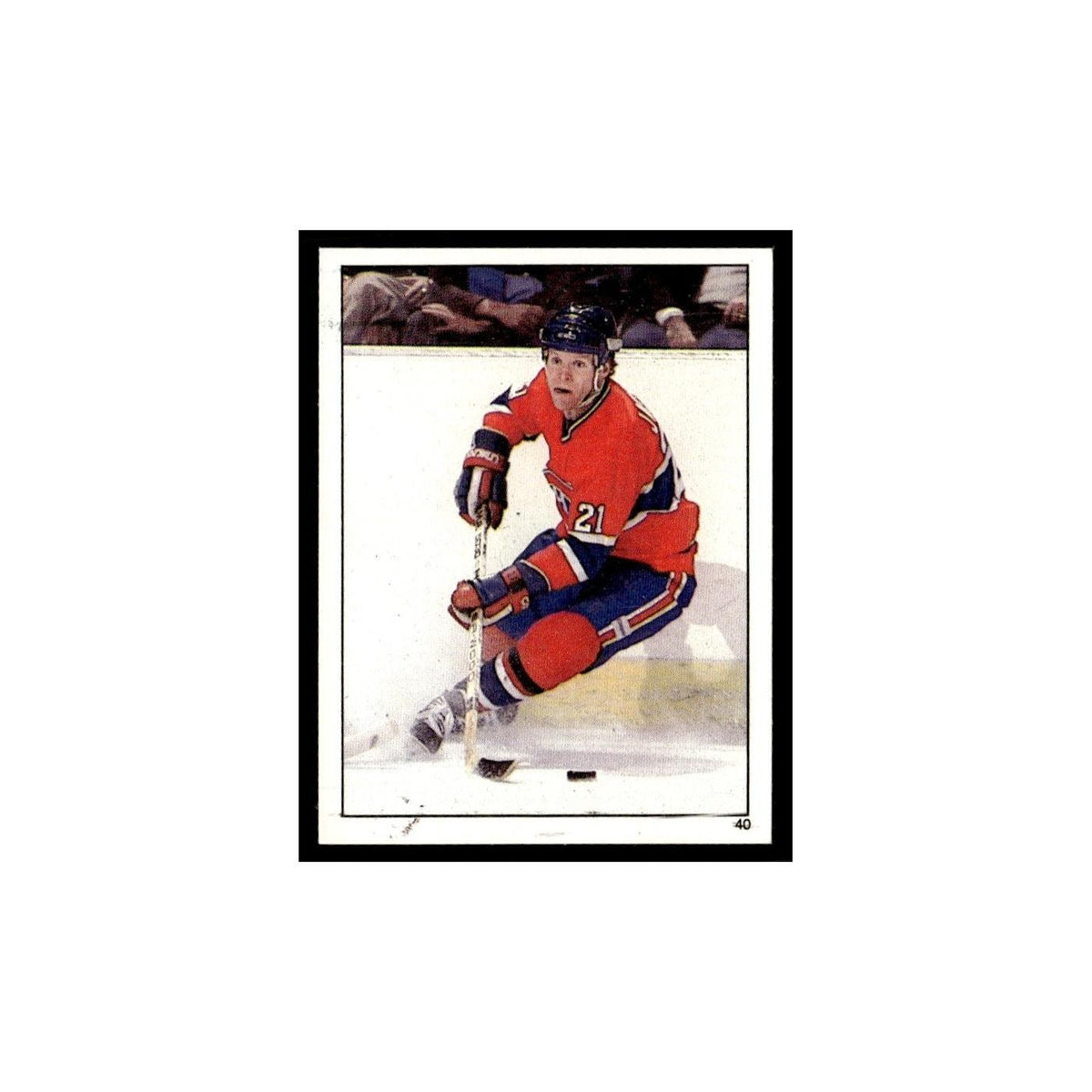 Doug Jarvis 1982 Topps Stickers #40 Montreal Canadiens Hockey Card EX