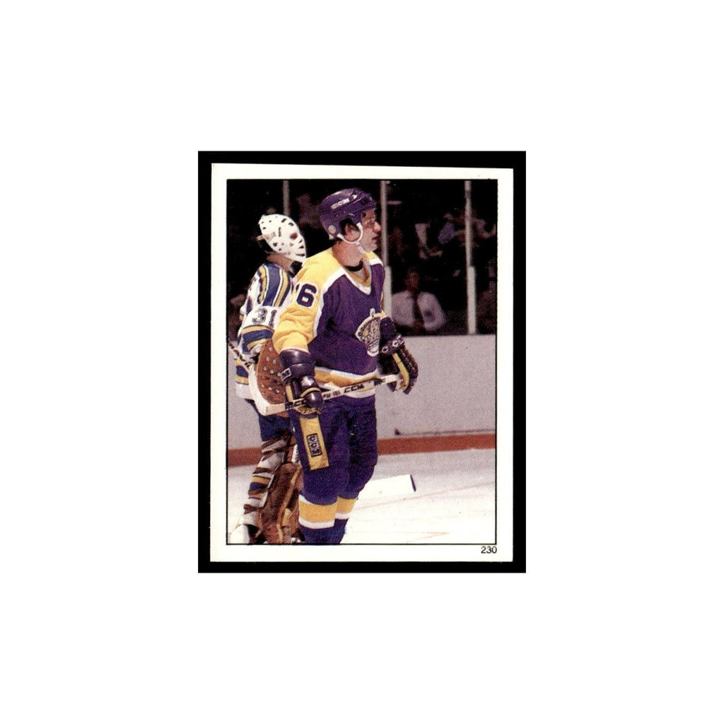 Marcel Dionne 1982 Topps Stickers #230 Los Angeles Kings Hockey Card EX