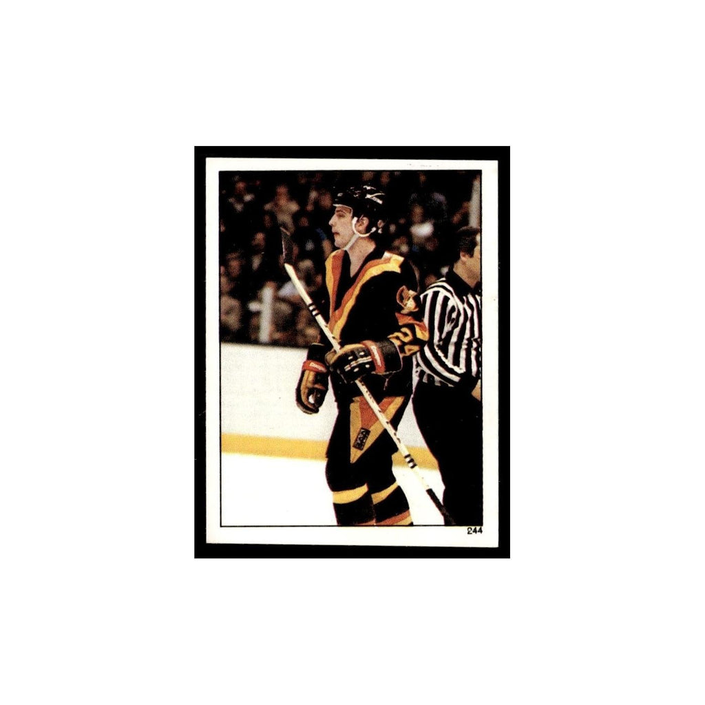 Curt Fraser 1982 Topps Stickers #244 Vancouver Canucks Hockey Card EX