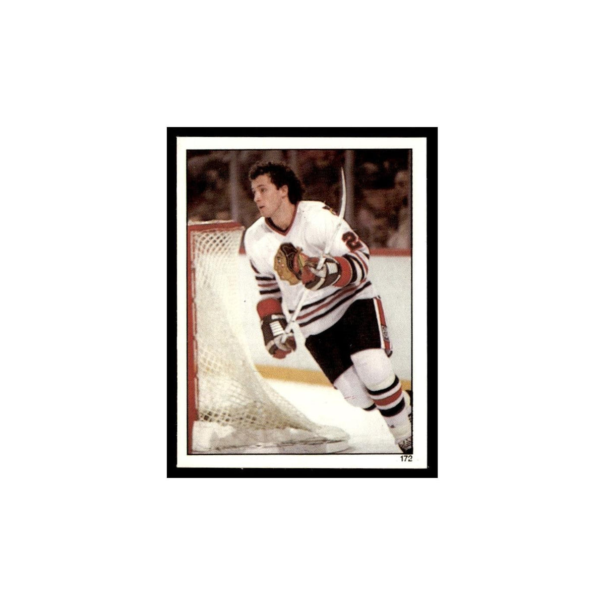 Doug Wilson 1982 Topps Stickers #172 Chicago Blackhawks Hockey Card EX