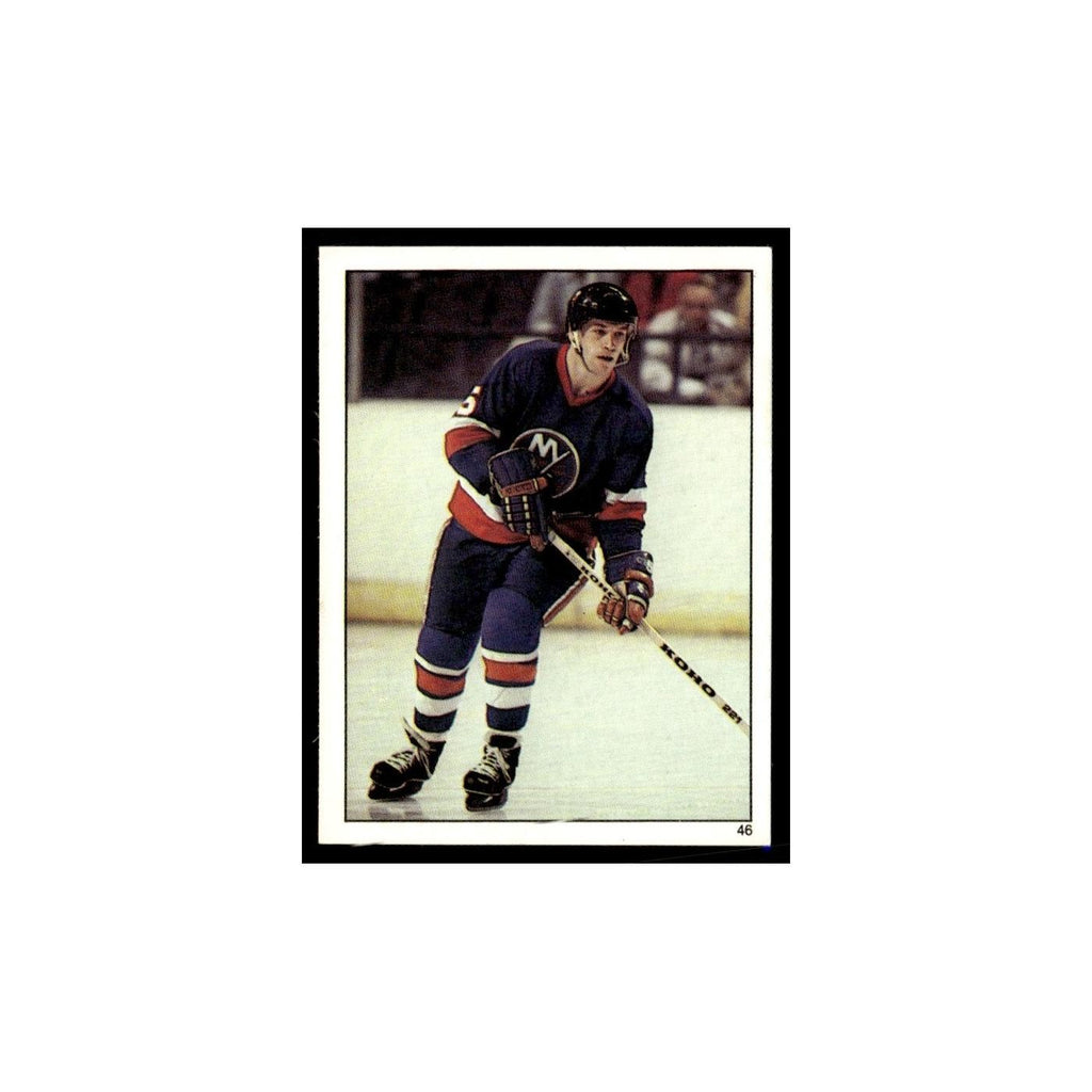 Denis Potvin 1982 Topps Stickers #46 New York Islanders Hockey Card EX