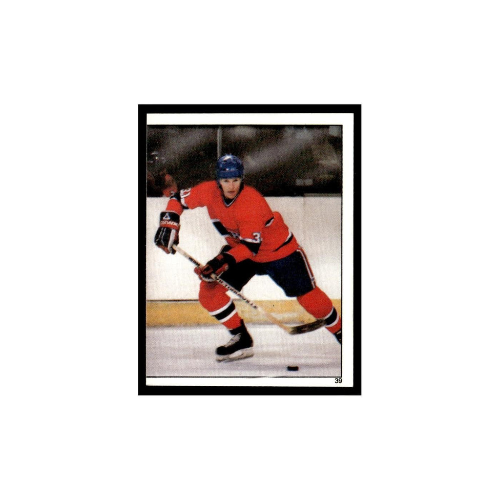Mark Napier 1982 Topps Stickers #39 Montreal Canadiens Hockey Card EX