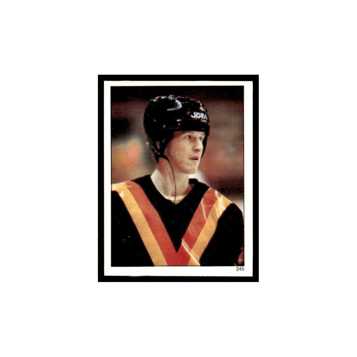 Lars Molin 1982 Topps Stickers #245 Vancouver Canucks Hockey Card EX