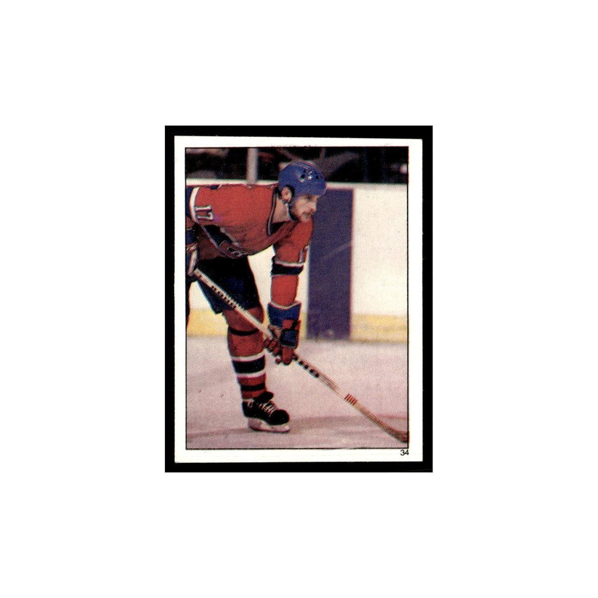 Rod Langway 1982 Topps Stickers #34 Montreal Canadiens Hockey Card EX
