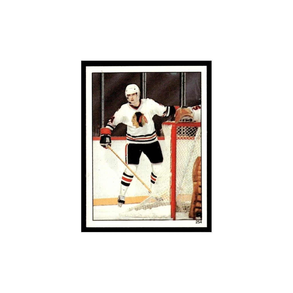 Doug Wilson 1982 Topps Stickers #254 Chicago Blackhawks Hockey Card EX