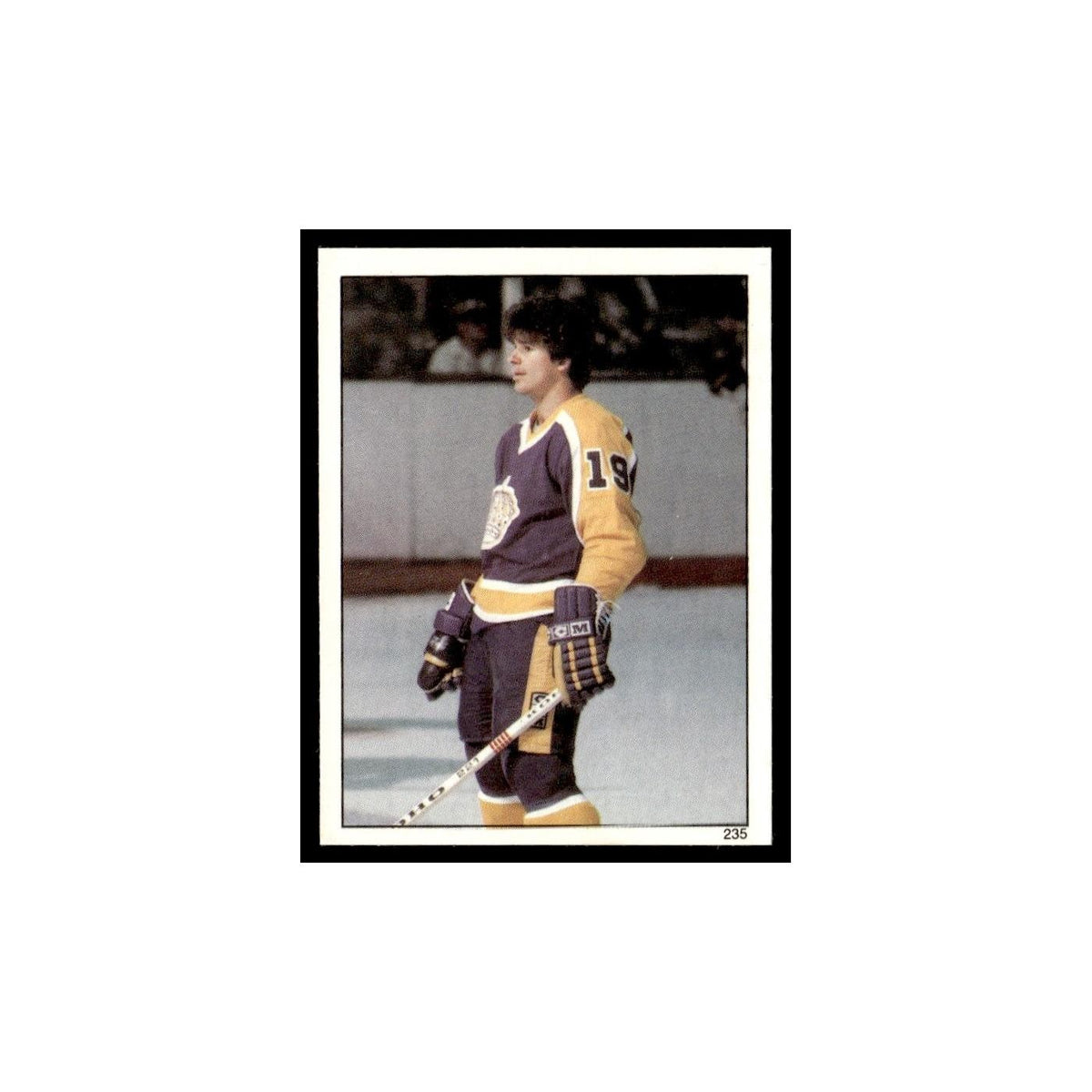 Jim Fox 1982 Topps Stickers #235 Los Angeles Kings Hockey Card EX