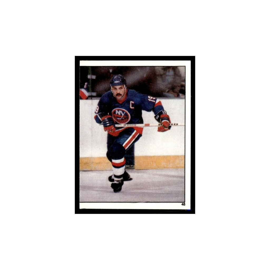 Bryan Trottier 1982 Topps Stickers #48 New York Islanders Hockey Card EX