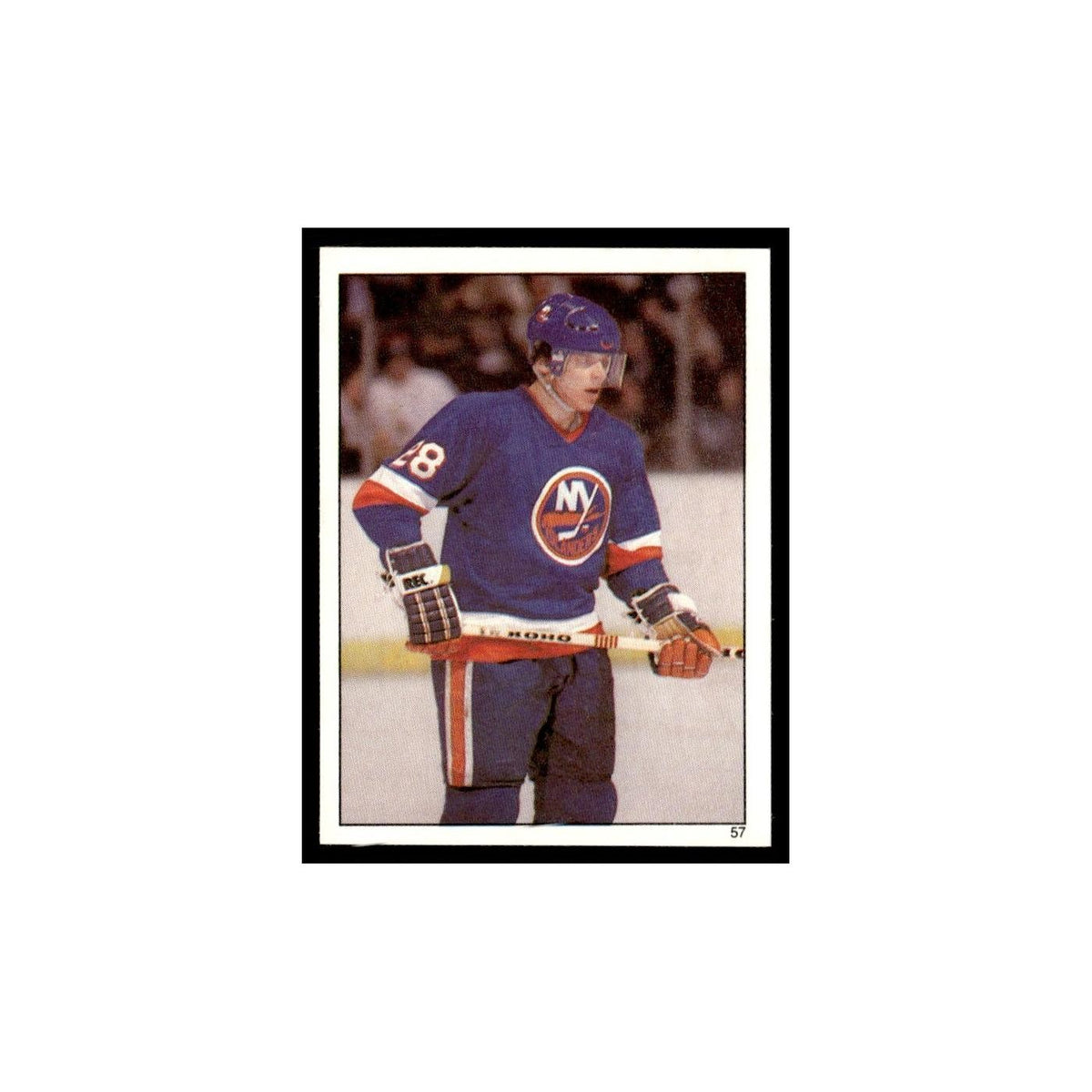 Anders Kallur 1982 Topps Stickers #57 New York Islanders Hockey Card EX