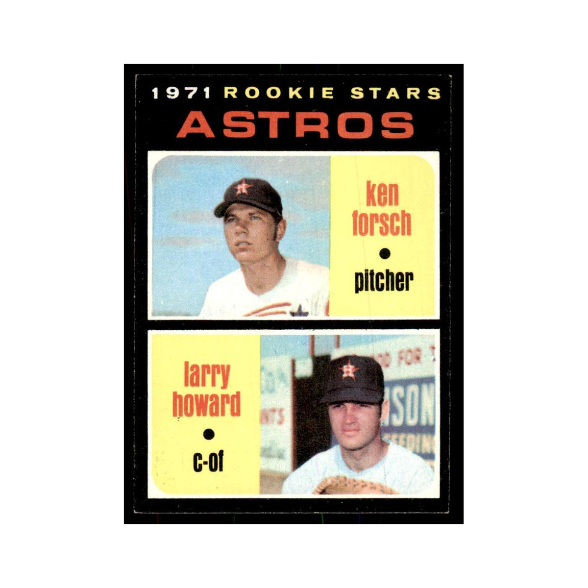 1971 Topps Ken Forsch/Larry Howard RC Baseball Cards #102