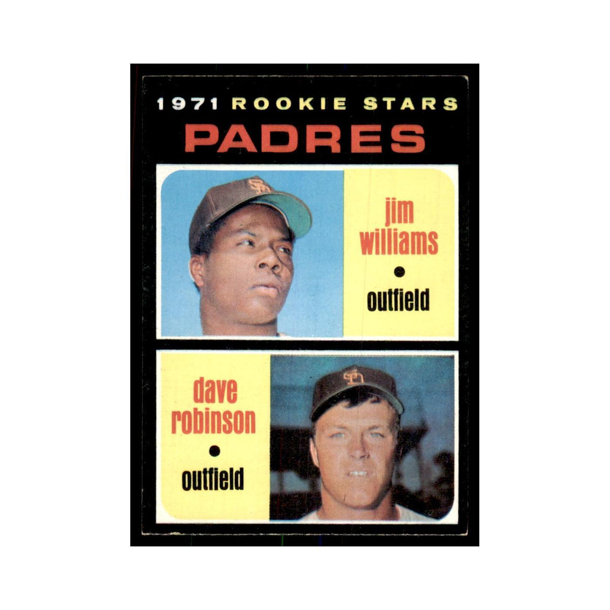 1971 Topps Jim Williams/Dave Robinson RC Baseball Cards #262