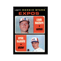 1971 Topps Clyde Mashore/Ernie McAnally RC Baseball Cards #376
