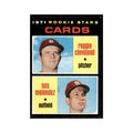 1971 Topps Reggie Cleveland/Luis Melendez RC Baseball Cards #216