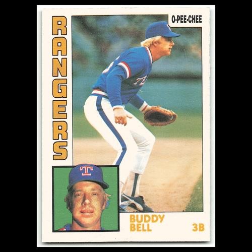 Buddy Bell #347 1984 O-Pee-Chee Texas Rangers Baseball Card MLB NM