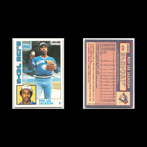 Roy Lee Jackson #339 1984 O-Pee-Chee Toronto Blue Jays Baseball Card MLB NM