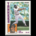 Don Baylor #335 1984 O-Pee-Chee New York Yankees Baseball Card MLB NM