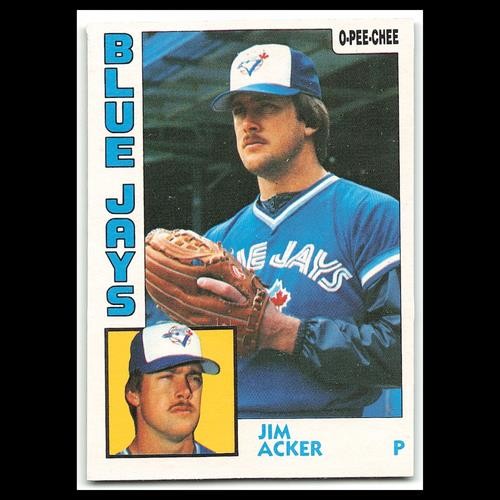 Jim Acker #359 1984 O-Pee-Chee Toronto Blue Jays Baseball Card MLB NM
