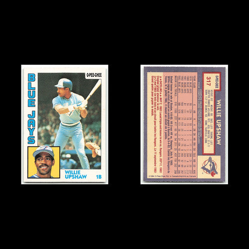 Willie Upshaw #317 1984 O-Pee-Chee Toronto Blue Jays Baseball Card MLB NM
