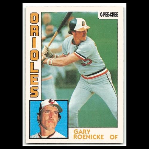 Gary Roenicke #372 1984 O-Pee-Chee Baltimore Orioles Baseball Card MLB NM
