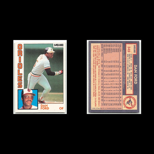 Dan Ford #349 1984 O-Pee-Chee Baltimore Orioles Baseball Card MLB NM