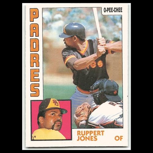 Ruppert Jones #327 1984 O-Pee-Chee San Diego Padres Baseball Card MLB NM