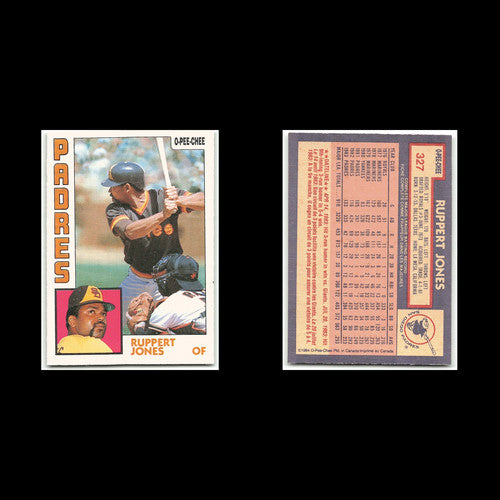 Ruppert Jones #327 1984 O-Pee-Chee San Diego Padres Baseball Card MLB NM