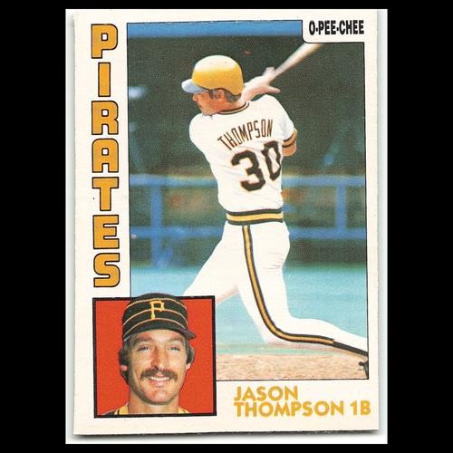 Jason Thompson #355 1984 O-Pee-Chee Pittsburgh Pirates Baseball Card MLB NM