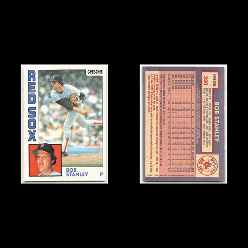 Bob Stanley #320 1984 O-Pee-Chee Boston Red Sox Baseball Card MLB NM