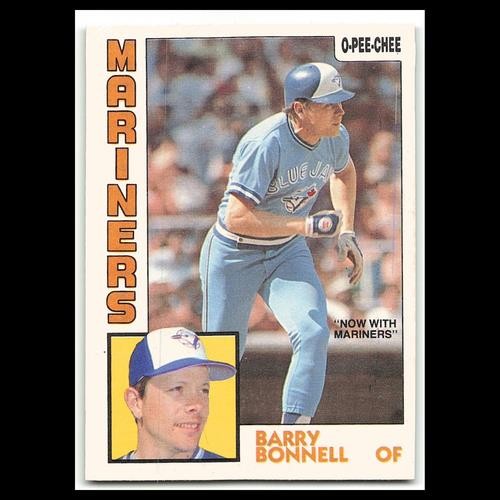 Barry Bonnell #302 1984 O-Pee-Chee Toronto Blue Jays Baseball Card MLB NM