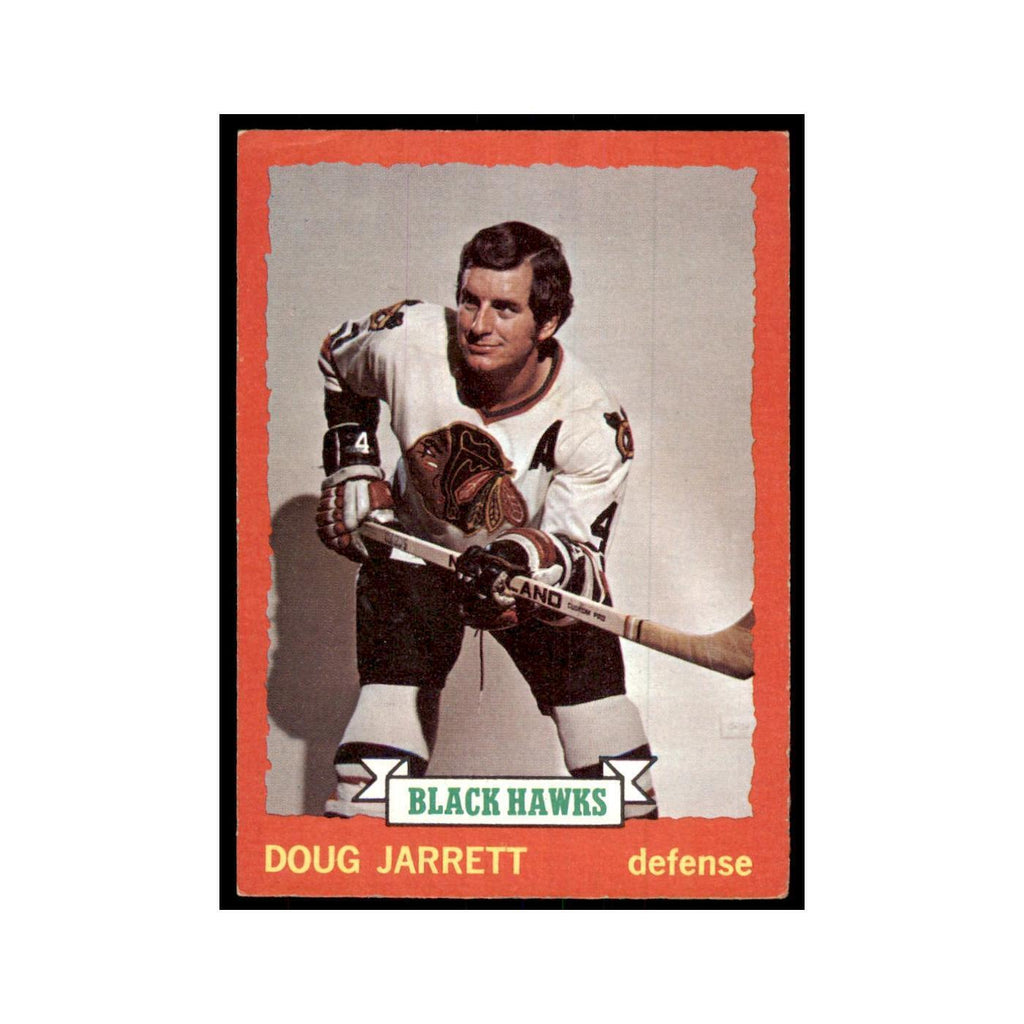 Doug Jarrett 1973 Topps (damaged) #76 Hockey Cards Hockey Card Poor