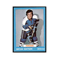 Bryan Watson 1973 Topps (damaged) #144 Hockey Cards Hockey Card Poor