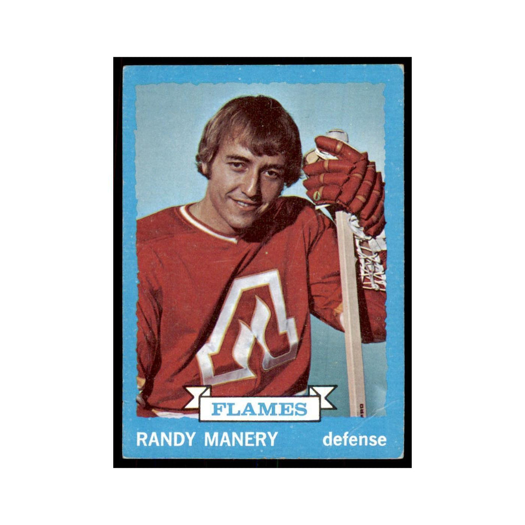 Randy Manery 1973 Topps (damaged) #131 Hockey Cards Hockey Card Poor