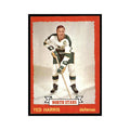 Ted Harris 1973 Topps (damaged) #14 Hockey Cards Hockey Card Poor