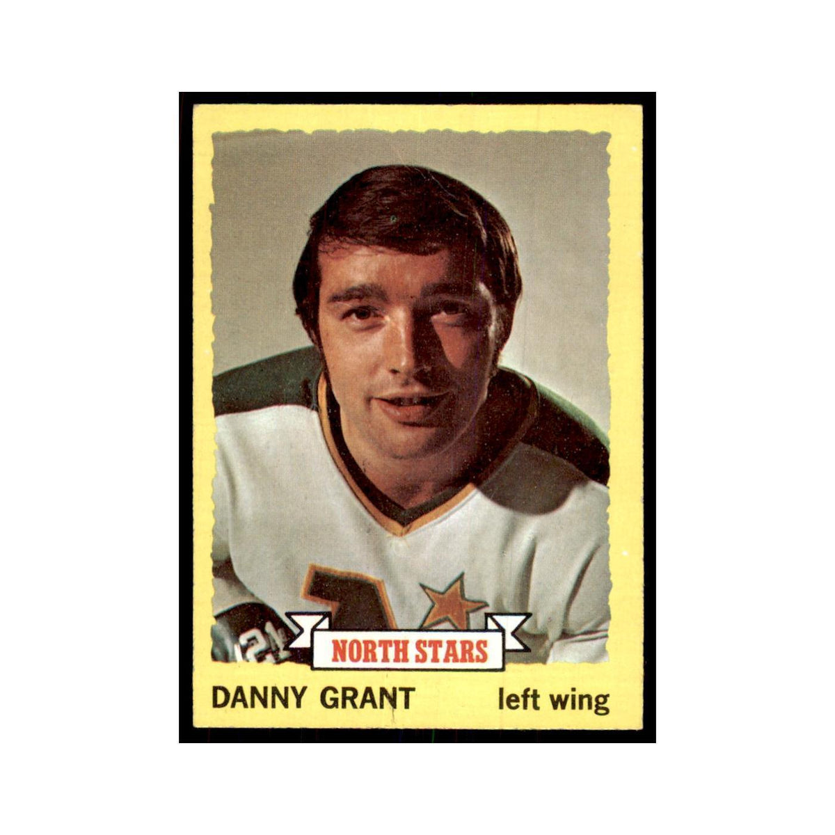 Danny Grant 1973 Topps (damaged) #161 Hockey Cards Hockey Card Poor