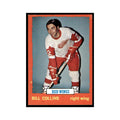 Bill Collins 1973 Topps (damaged) #158 Hockey Cards Hockey Card Poor