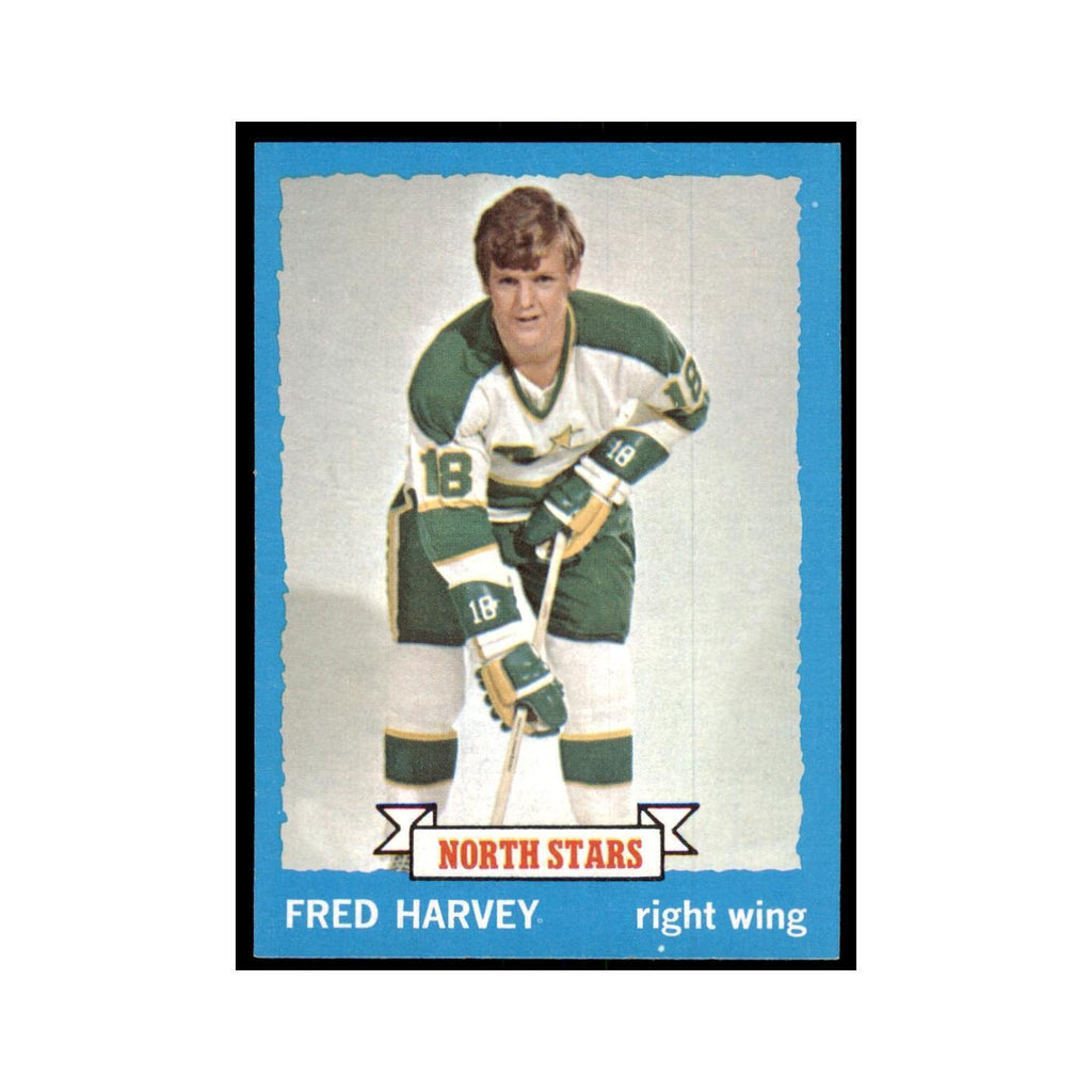 Fred Harvey 1973 Topps (damaged) #78 Hockey Cards Hockey Card Poor