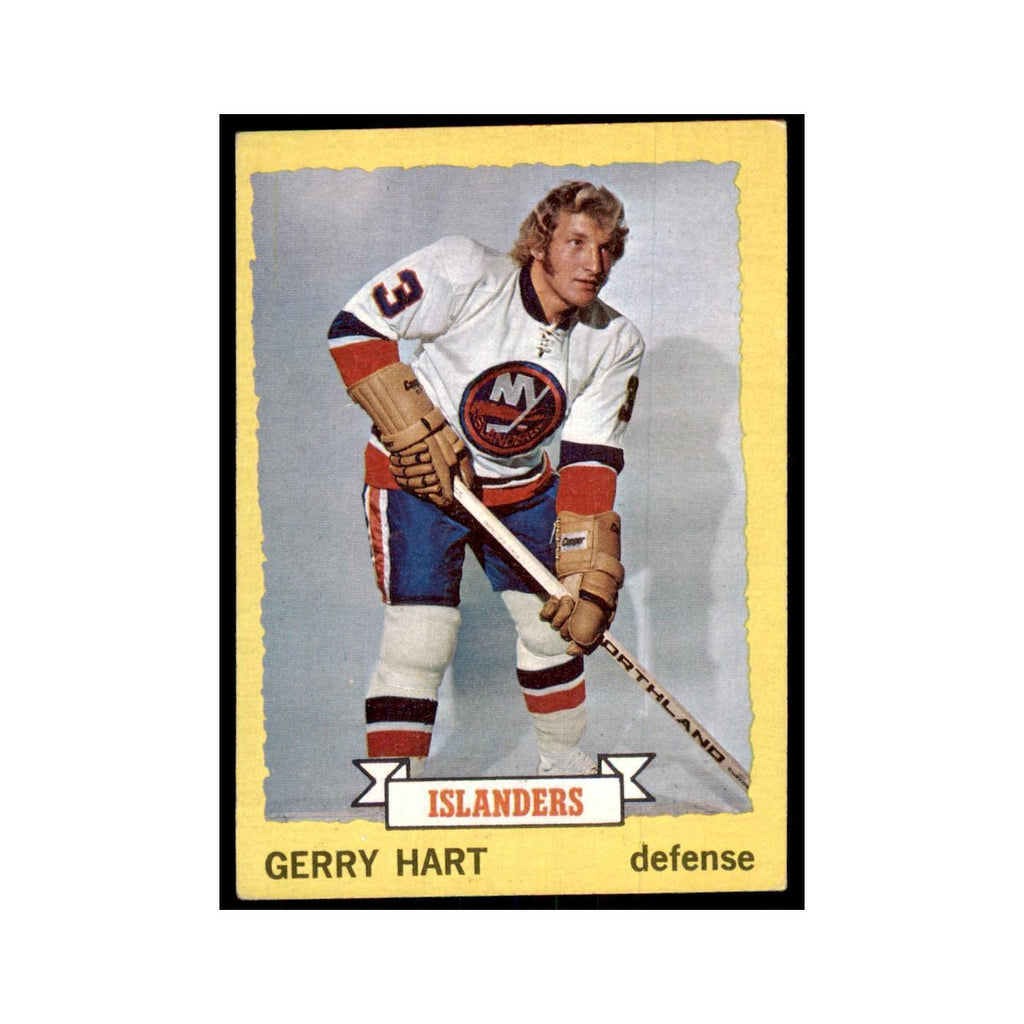 Gerry Hart 1973 Topps (damaged) #34 Hockey Cards Hockey Card Poor