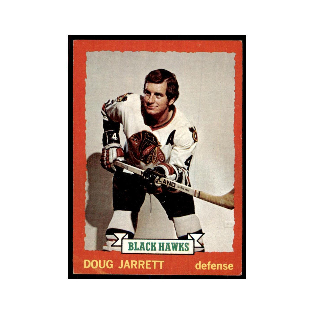 Doug Jarrett 1973 Topps (damaged) #76 Hockey Cards Hockey Card Poor