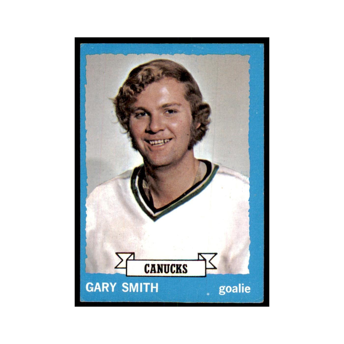 Gary Smith 1973 Topps (damaged) #126 Hockey Cards Hockey Card Poor