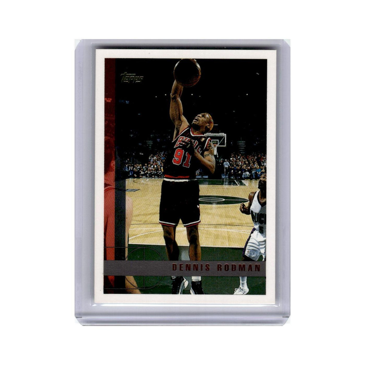 Dennis Rodman 1997 Topps #106 Chicago Bulls Basketball Card NM