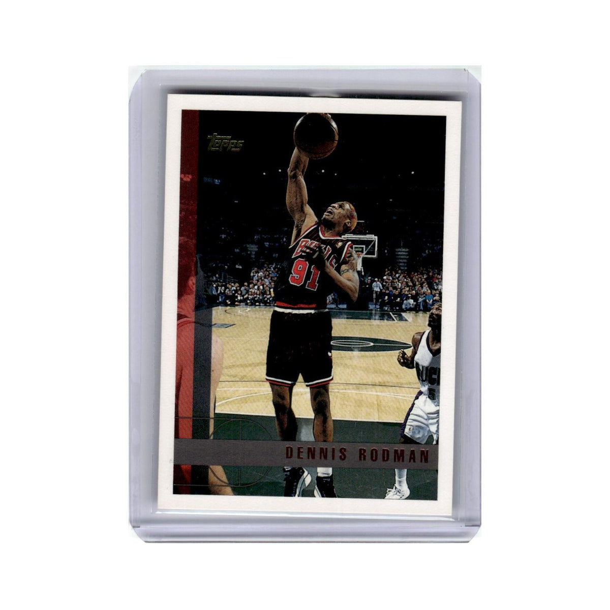 Dennis Rodman 1997 Topps #106 Chicago Bulls Basketball Card NM