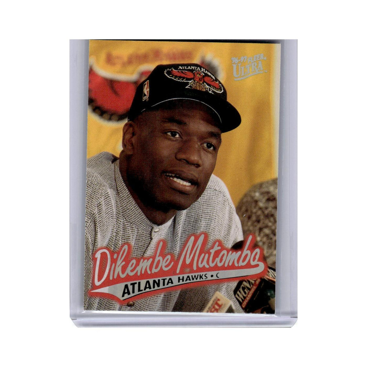 Dikembe Mutombo 1996 Fleer Ultra #4 Atlanta Hawks Basketball Card NM