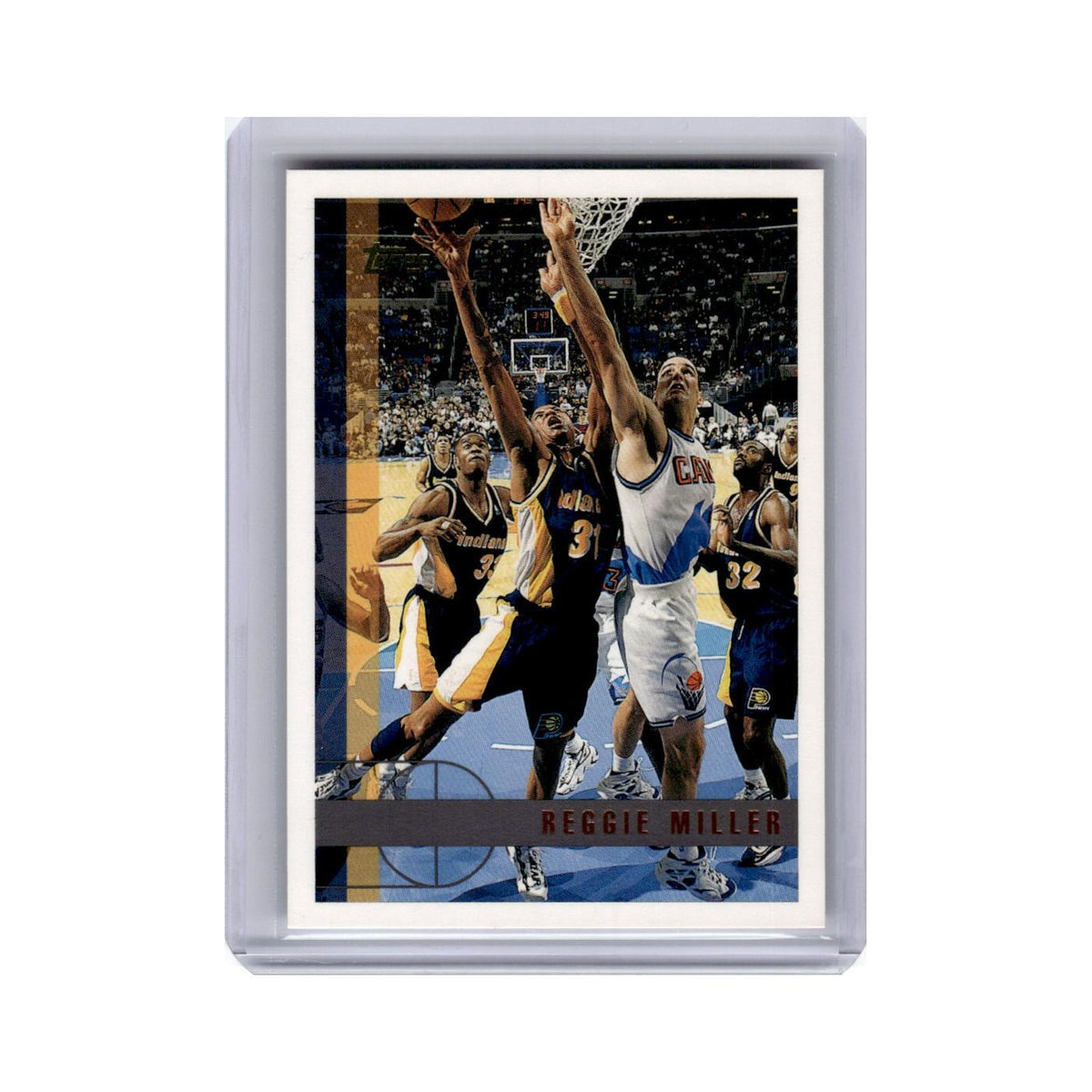 Reggie Miller 1997 Topps #24 Indiana Pacers Basketball Card NM