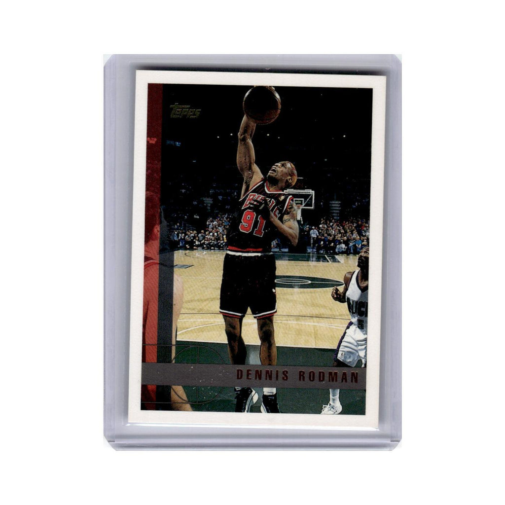 Dennis Rodman 1997 Topps #106 Chicago Bulls Basketball Card NM