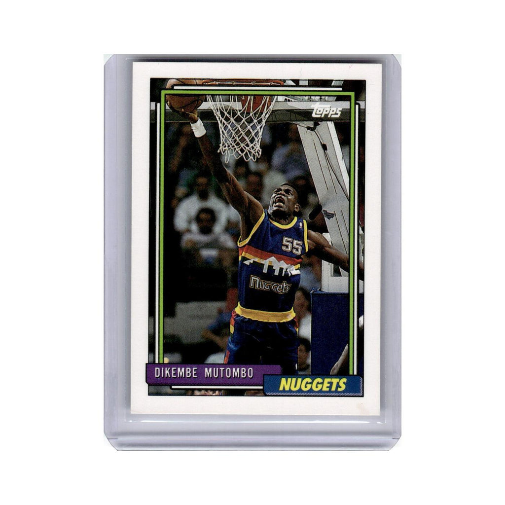 Dikembe Mutombo 1992 Topps #281 Denver Nuggets Basketball Card NM