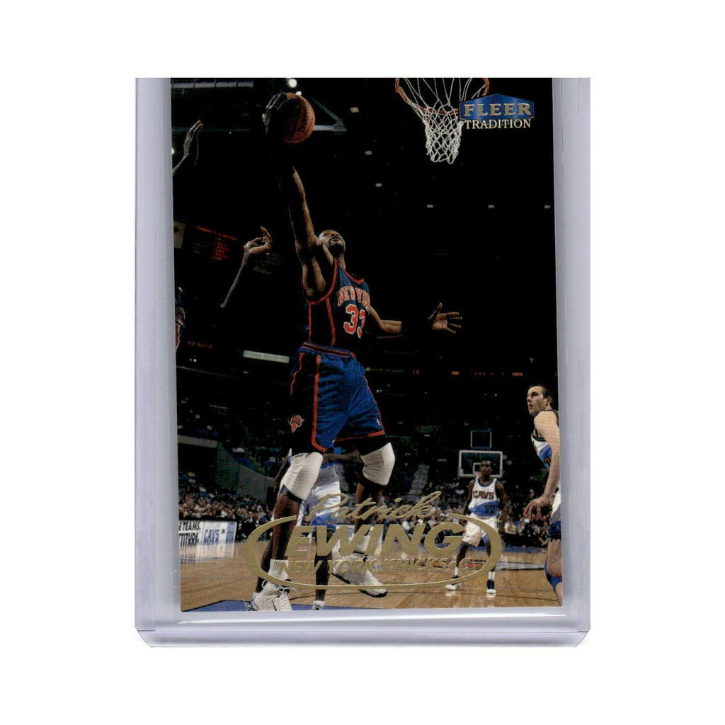 Patrick Ewing 1998 Fleer Tradition #51 New York Knicks Basketball Card NM