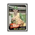 1965 Topps Baseball Card Billy Bryan Kansas City Athletics #51